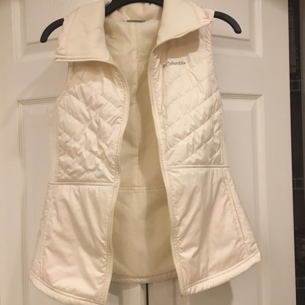 Columbia Ivory Bubble Vest